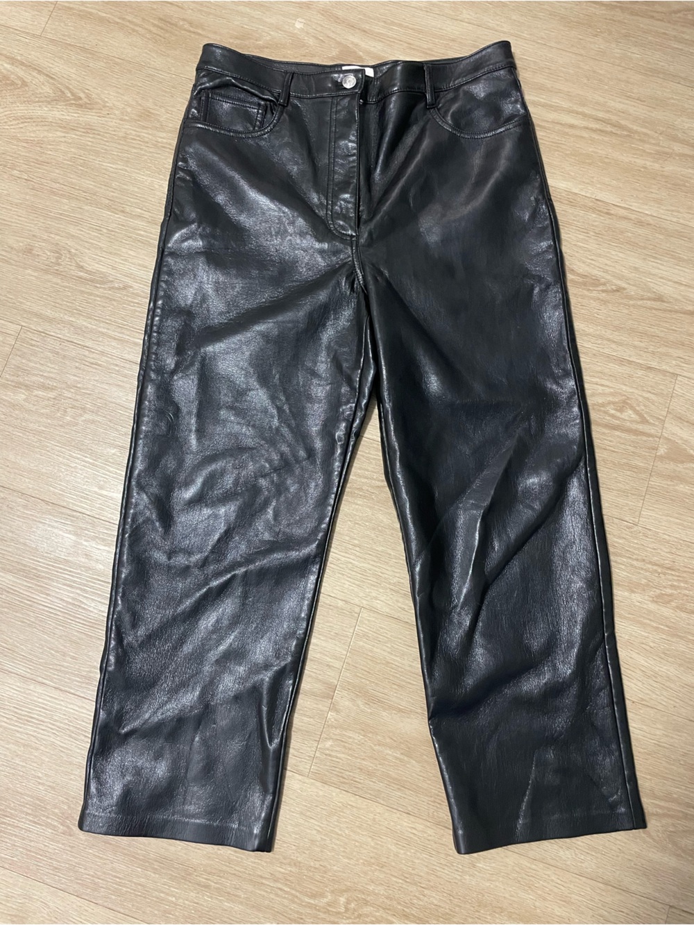 Aritzia Wilfred Women’s Black Faux Leather Pants